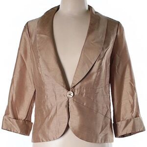 Dana Kay Gold sheen Blazer 10